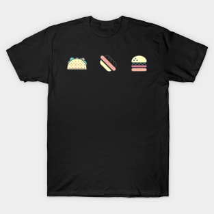 pizza burger junk food T-Shirt